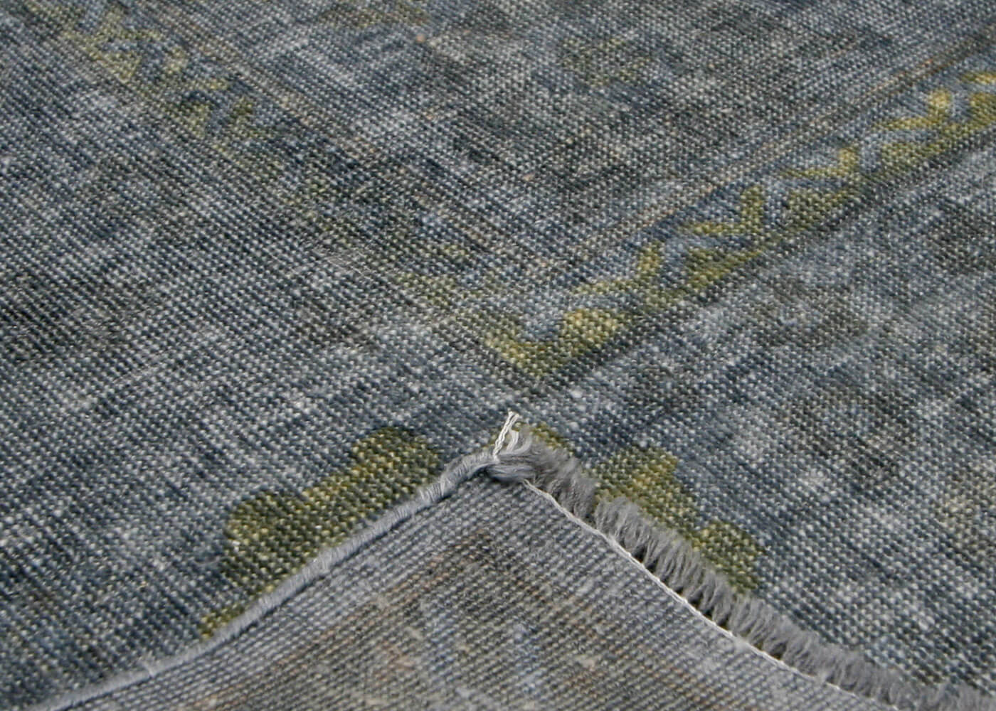 Vintage Turkish OverDyed Rug - 9'4" x 11'9" - 088212