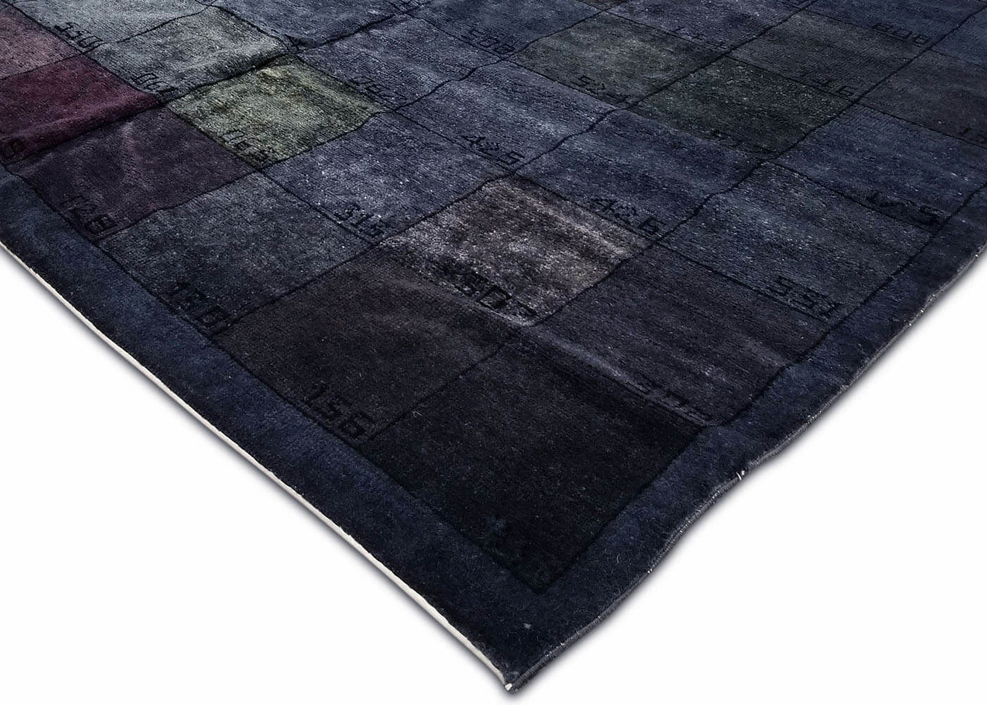 Vintage Turkish OverDyed Rug - 5'10" x 6'11" - 088224