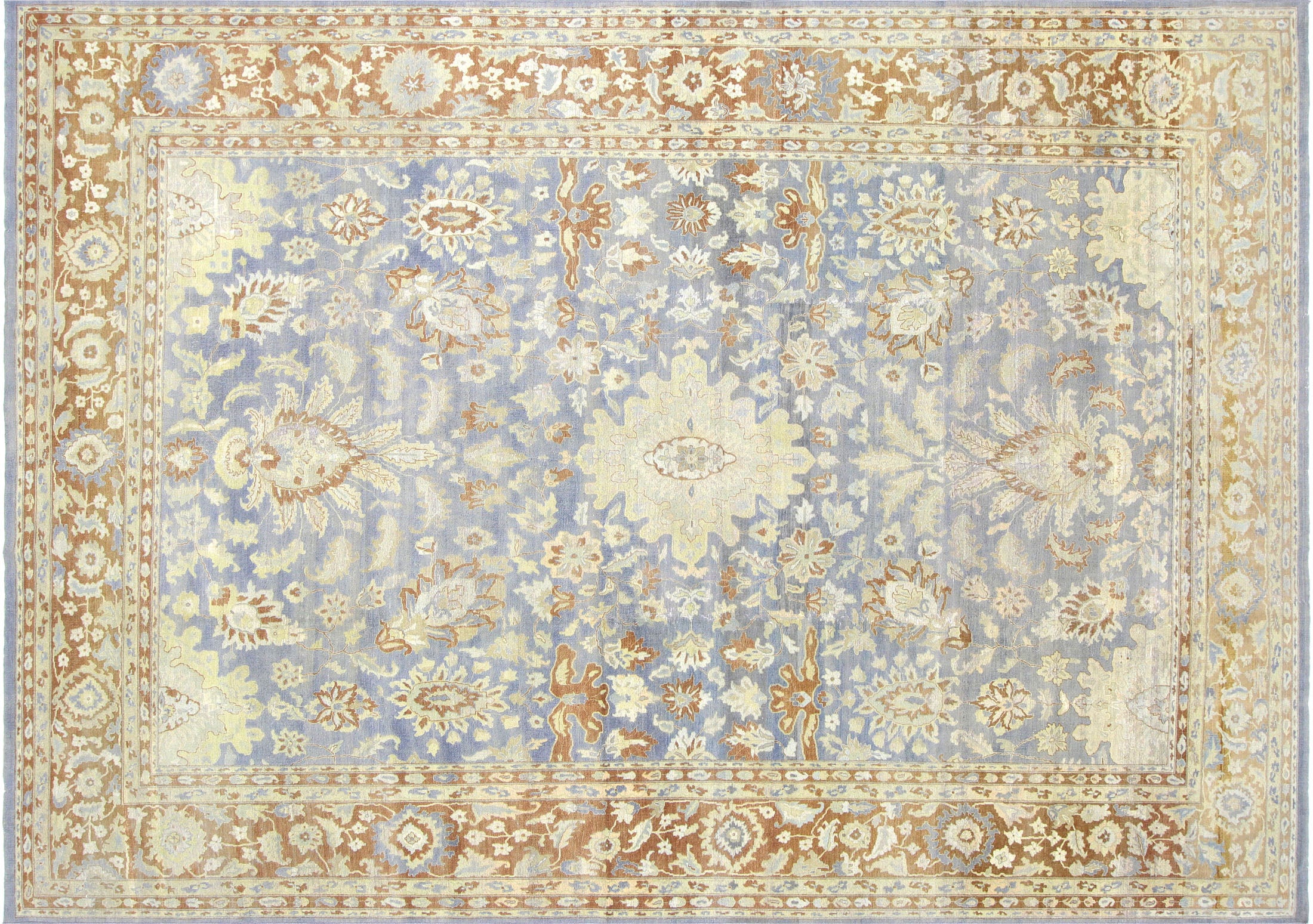 Vintage Persian Tabriz Carpet - 9'9" x 13'10"