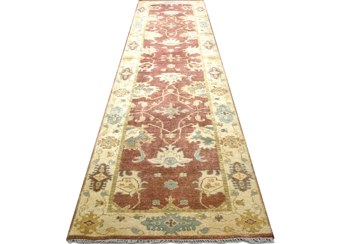 Vintage Turkish Oushak Runner - 2'10" x 13'1" - 088269