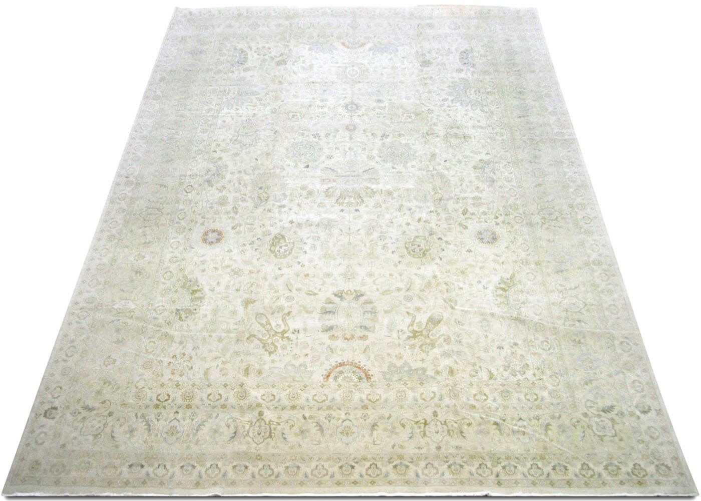 Vintage Persian Tabriz Rug - 9'10" x 13'9" - 088290