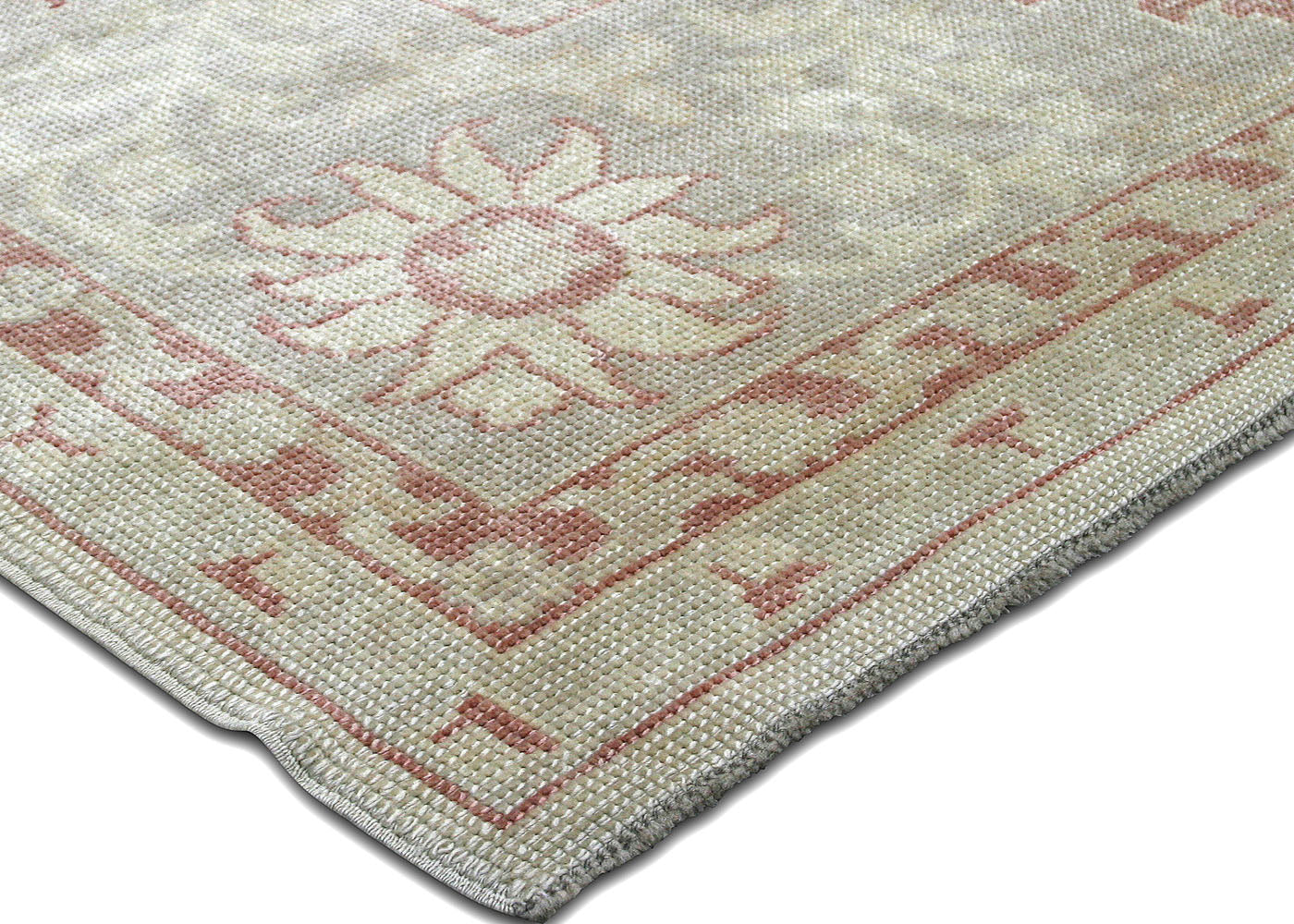 Vintage Turkish Oushak Rug - 9'2" x 12'5" - 088321