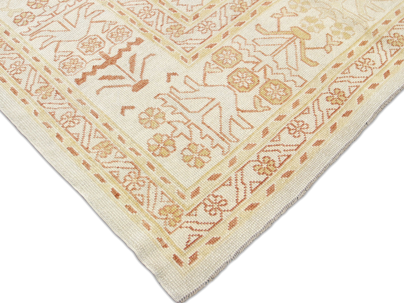 Vintage Turkish Oushak Rug - 10'3" x 14'7"