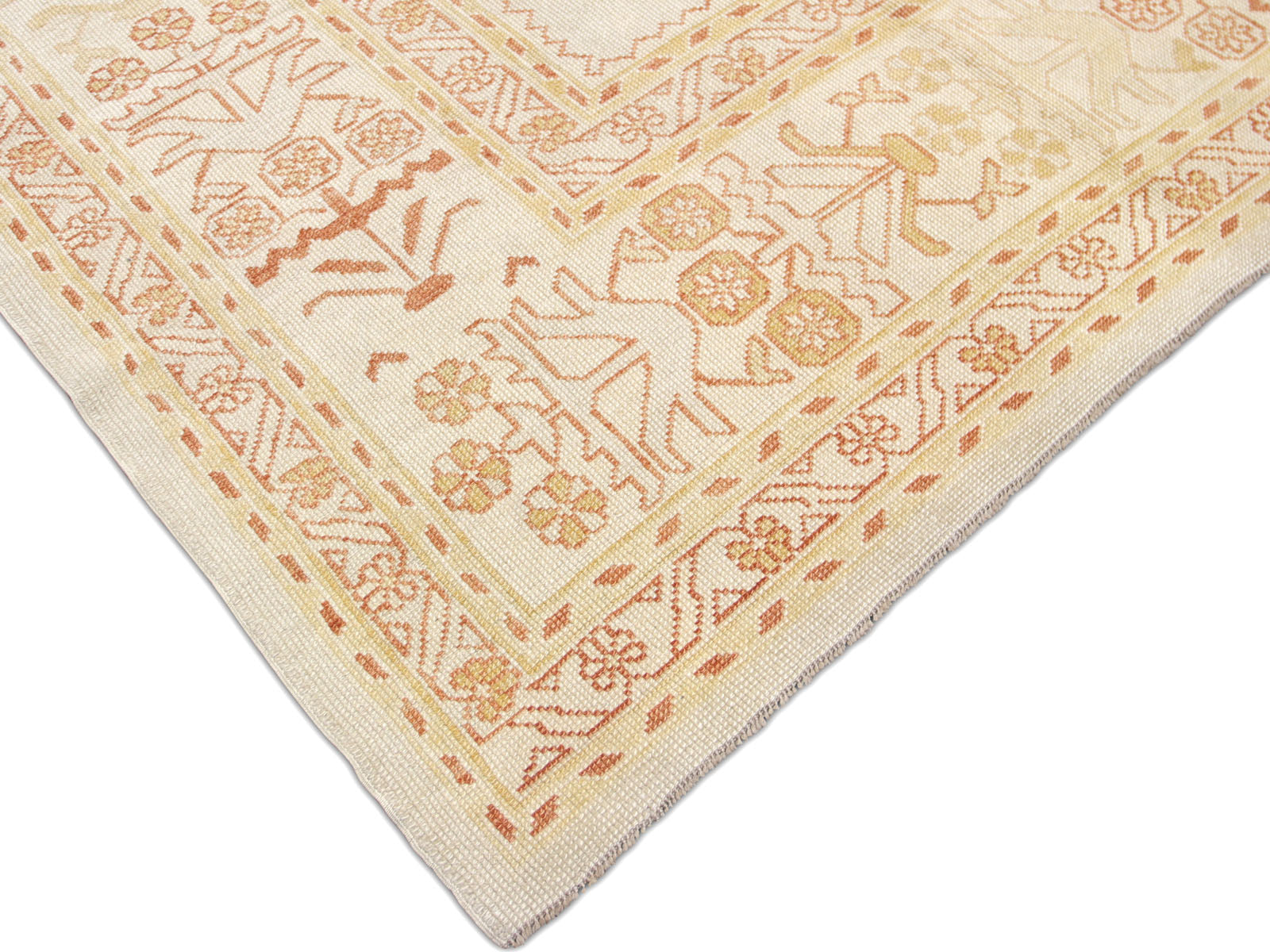 Vintage Turkish Oushak Rug - 10'3" x 14'7" - 088322