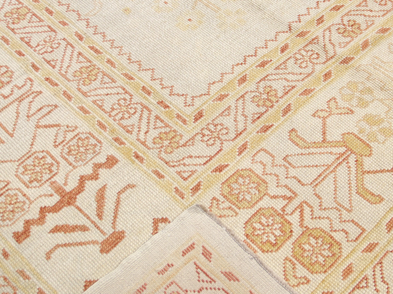 Vintage Turkish Oushak Rug - 10'3" x 14'7" - 088322