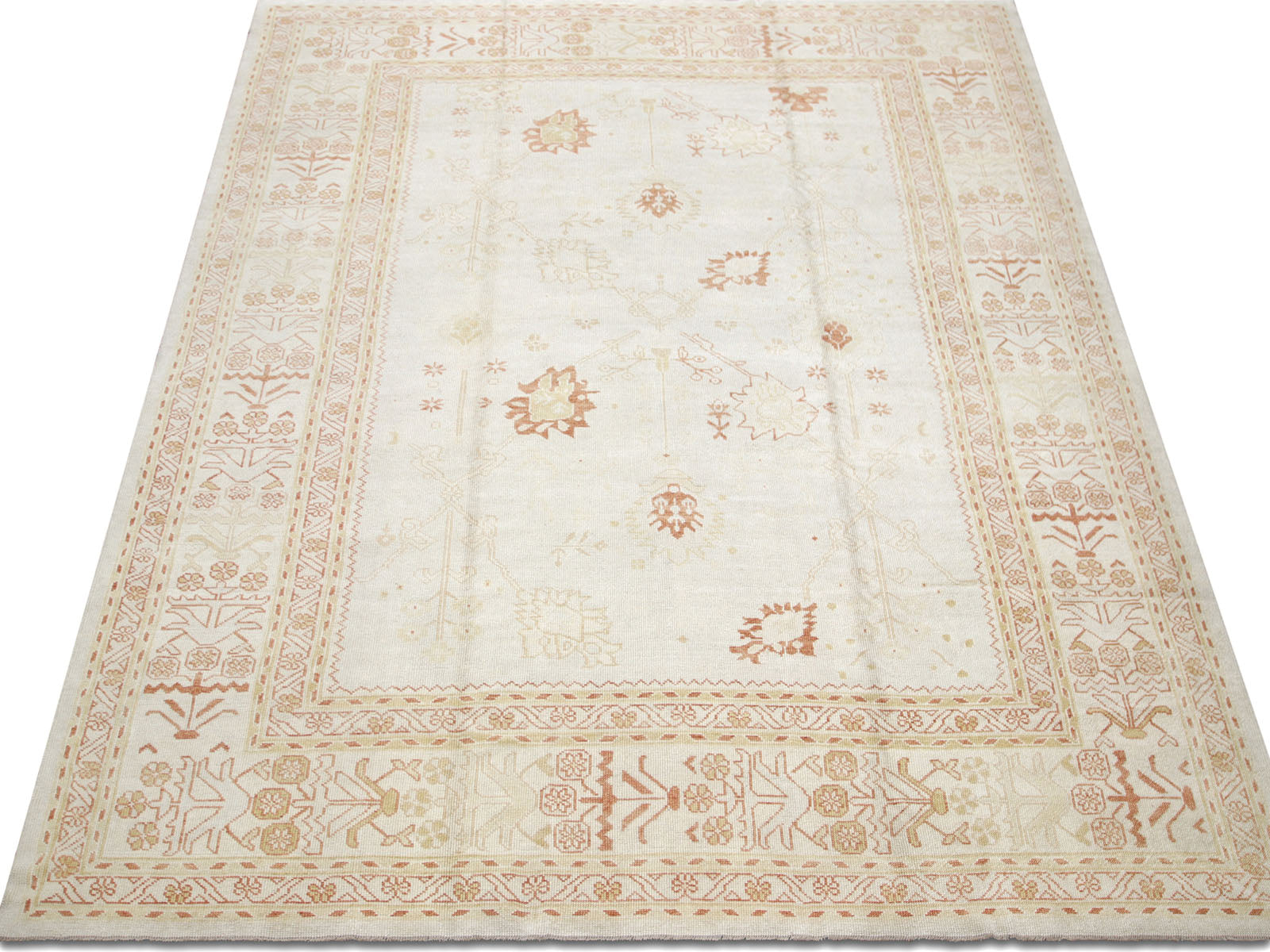 Vintage Turkish Oushak Rug - 10'3" x 14'7"