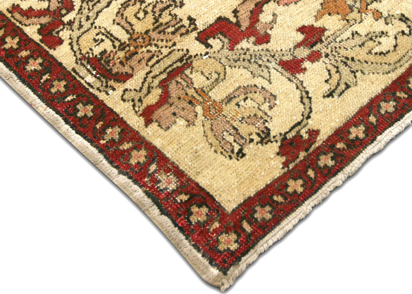 Vintage Turkish Oushak Rug - 3'6" x 4'10" - 088406