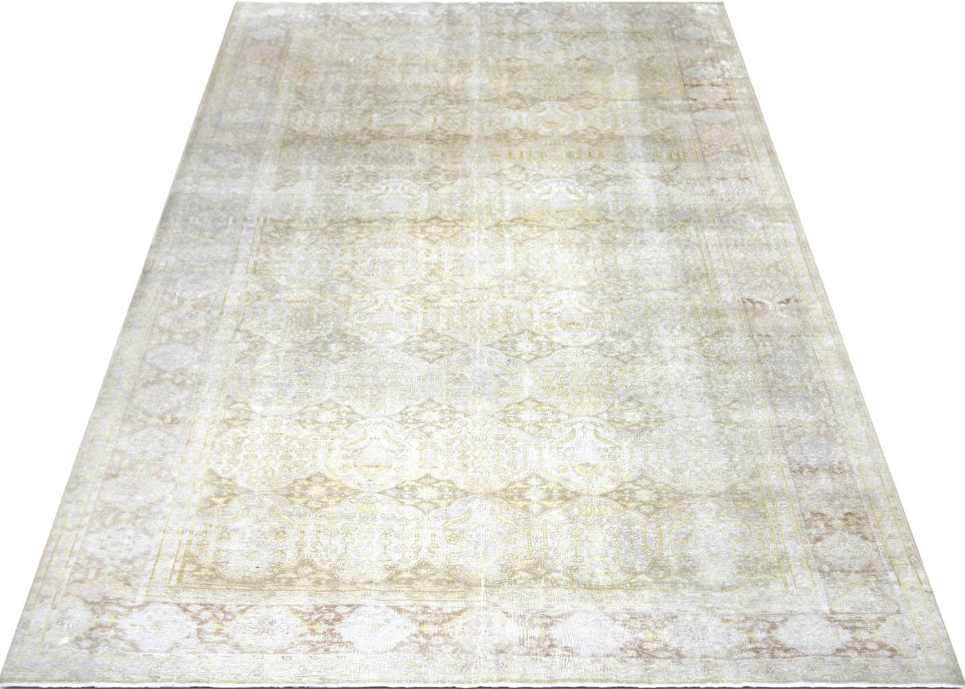 Vintage Turkish Oushak Rug - 6'3" x 9'9" - 088415