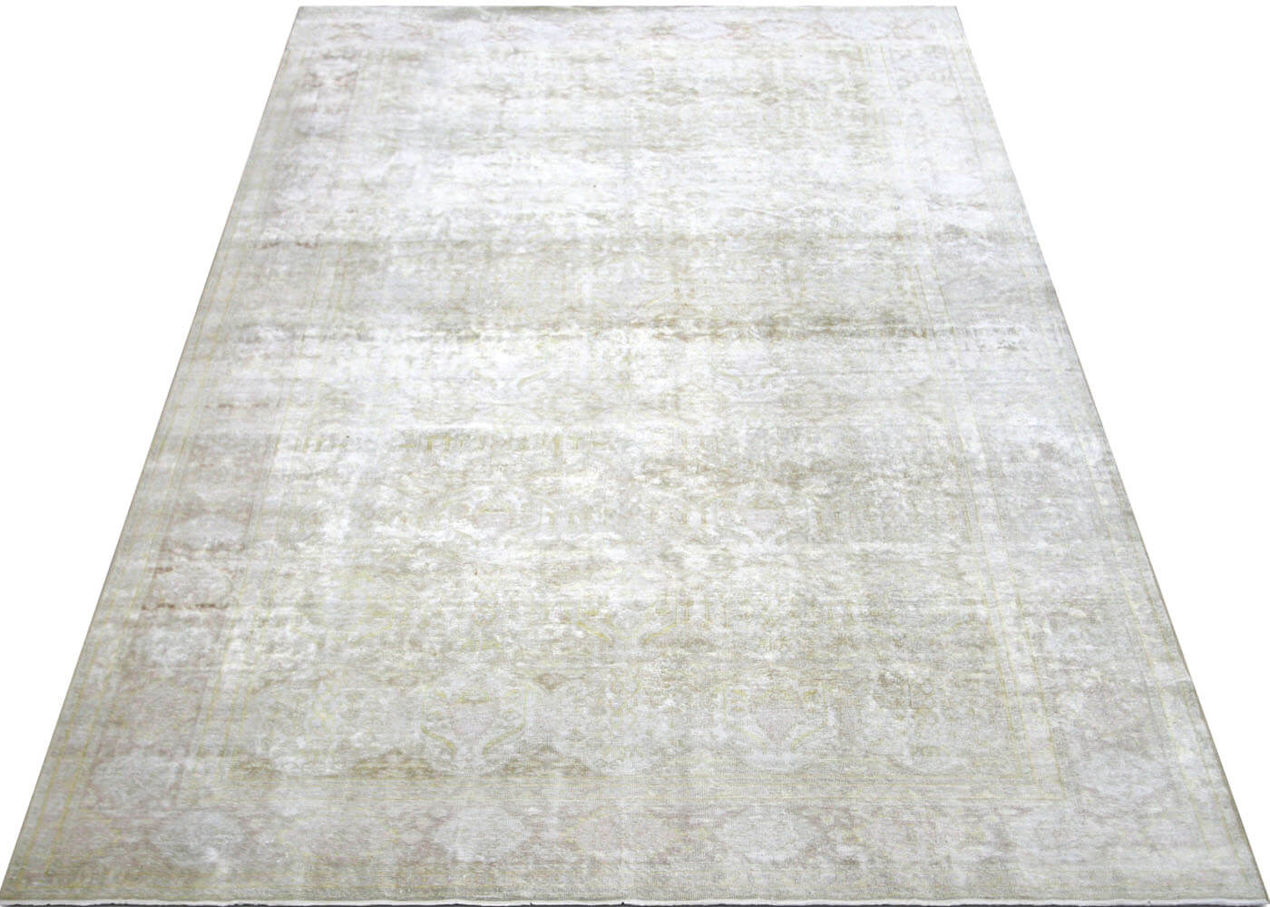 Vintage Turkish Oushak Rug - 6'3" x 9'9" - 088415
