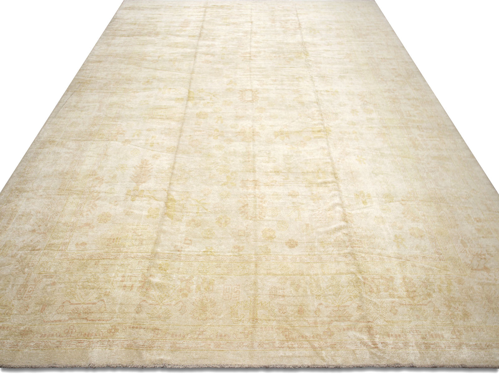Vintage Turkish Oushak Rug - 14'3" x 20'
