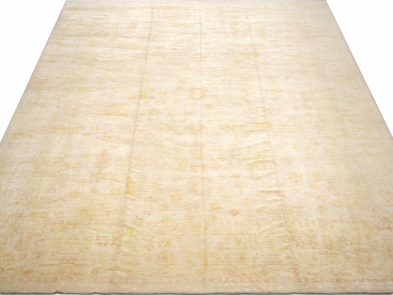 Vintage Turkish Oushak Rug - 14'3" x 20' - 088426