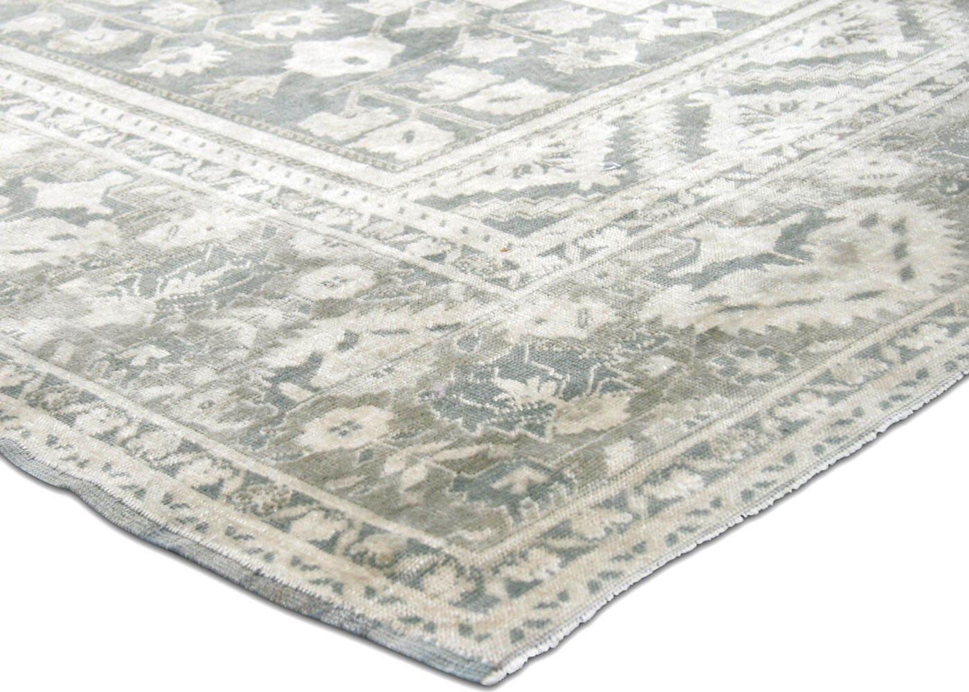 Vintage Turkish Oushak Rug - 7'3" x 11'8" - 088432
