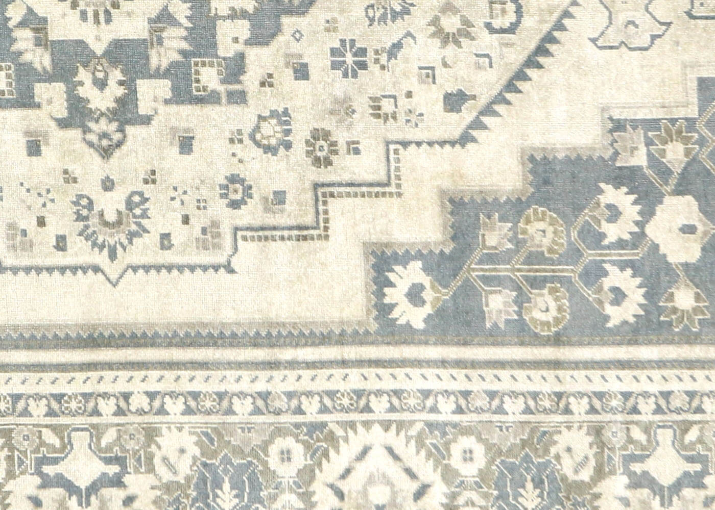 Vintage Turkish Oushak Rug - 7'3" x 11'8" - 088432