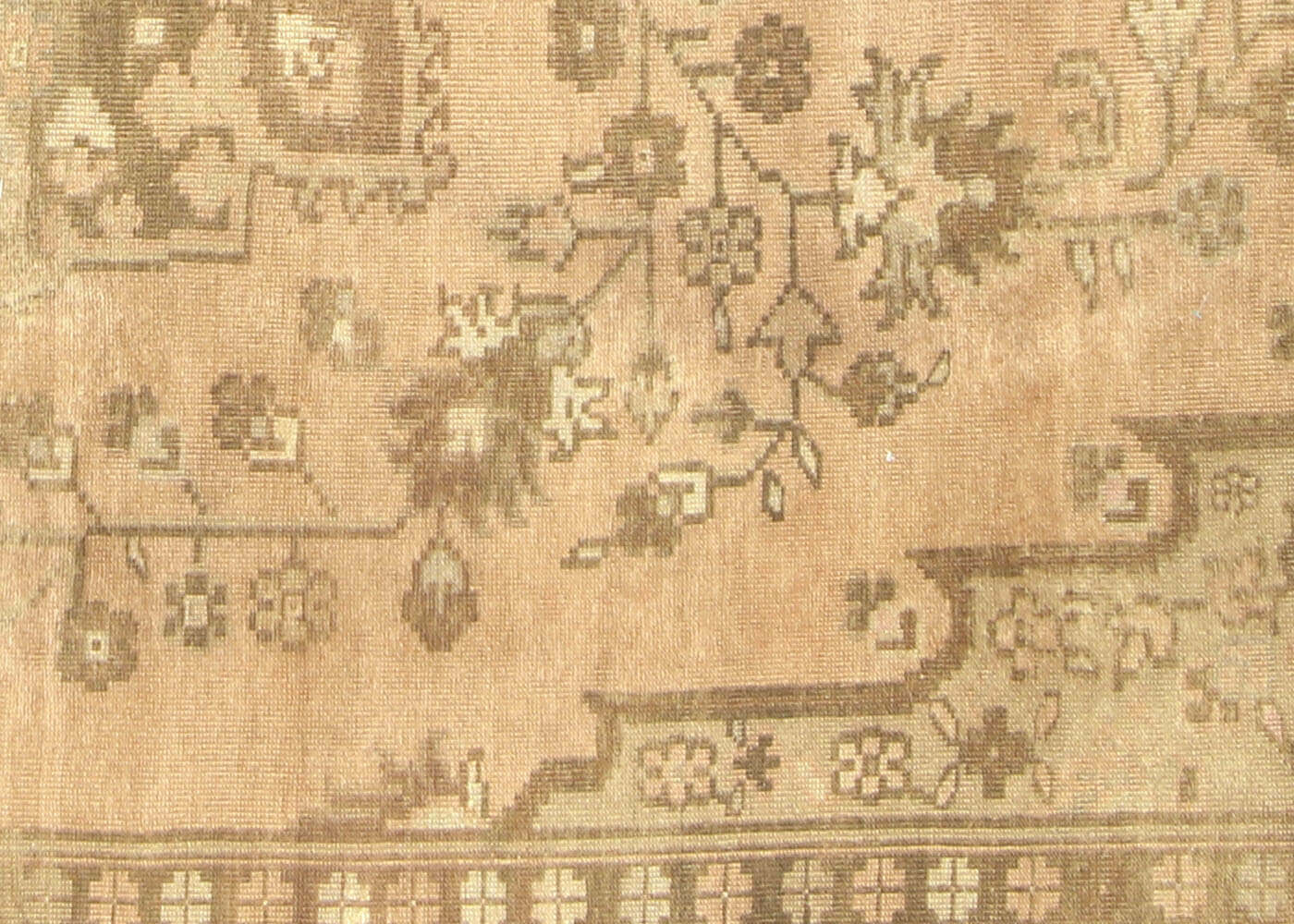 Vintage Turkish Oushak Rug - 7'5" x 10'10" - 088462