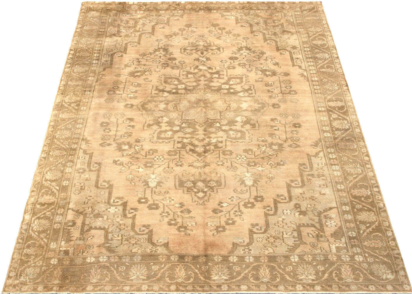 Vintage Turkish Oushak Rug - 7'5" x 10'10" - 088462