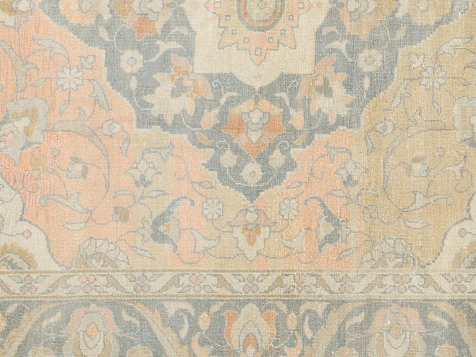 Vintage Turkish Oushak Rug - 6'2" x 8'