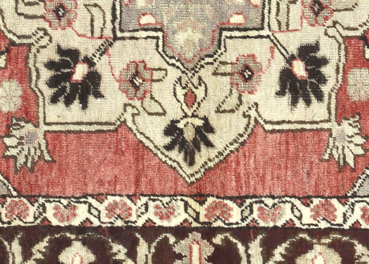 Vintage Turkish Oushak Rug - 3'10" x 5'11" - 088471