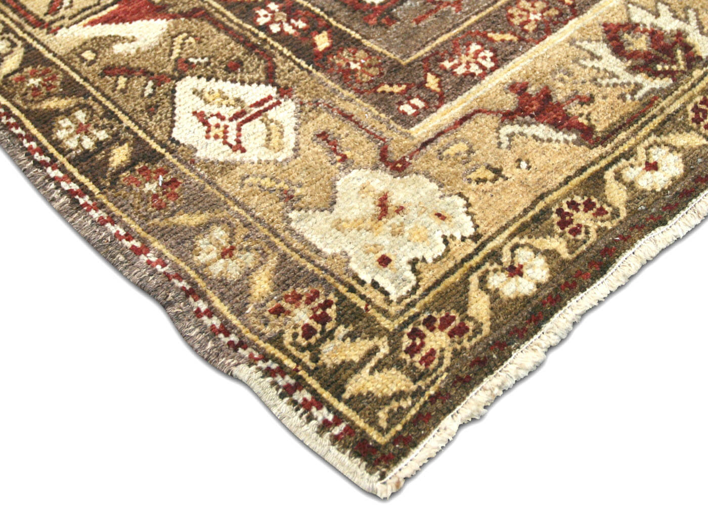 Vintage Turkish Oushak Rug - 4'10" x 12'8" - 088490