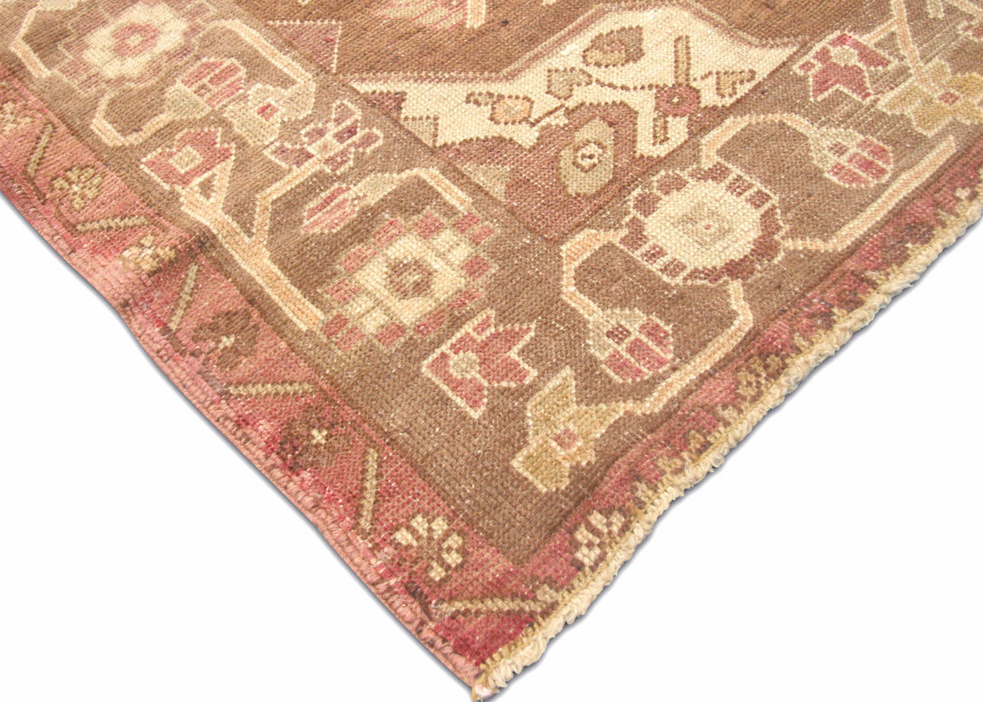 Vintage Turkish Oushak Rug - 6'2" x 9'3" - 088510