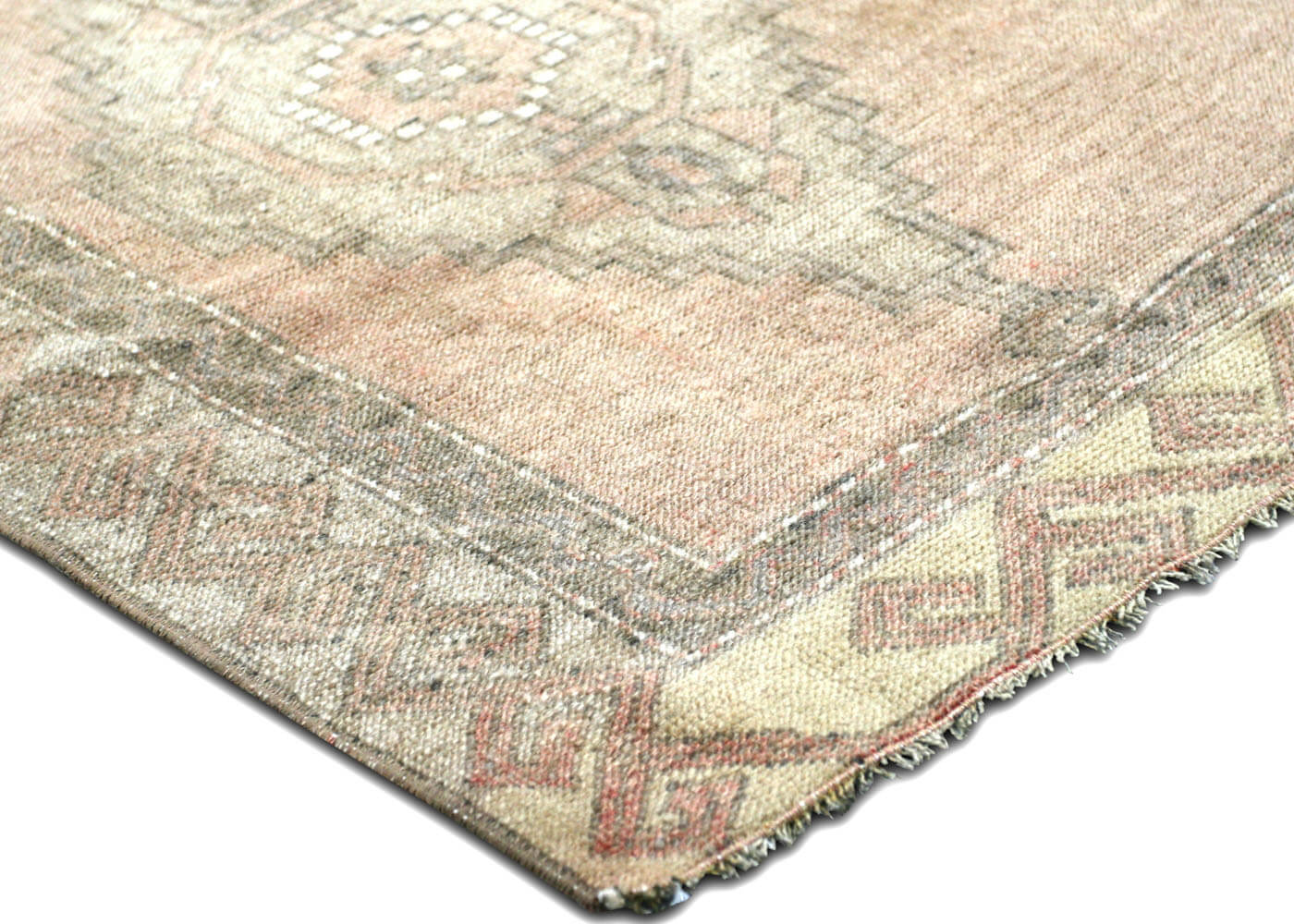 Vintage Turkish Oushak Runner - 3'7" x 9'8" - 088554