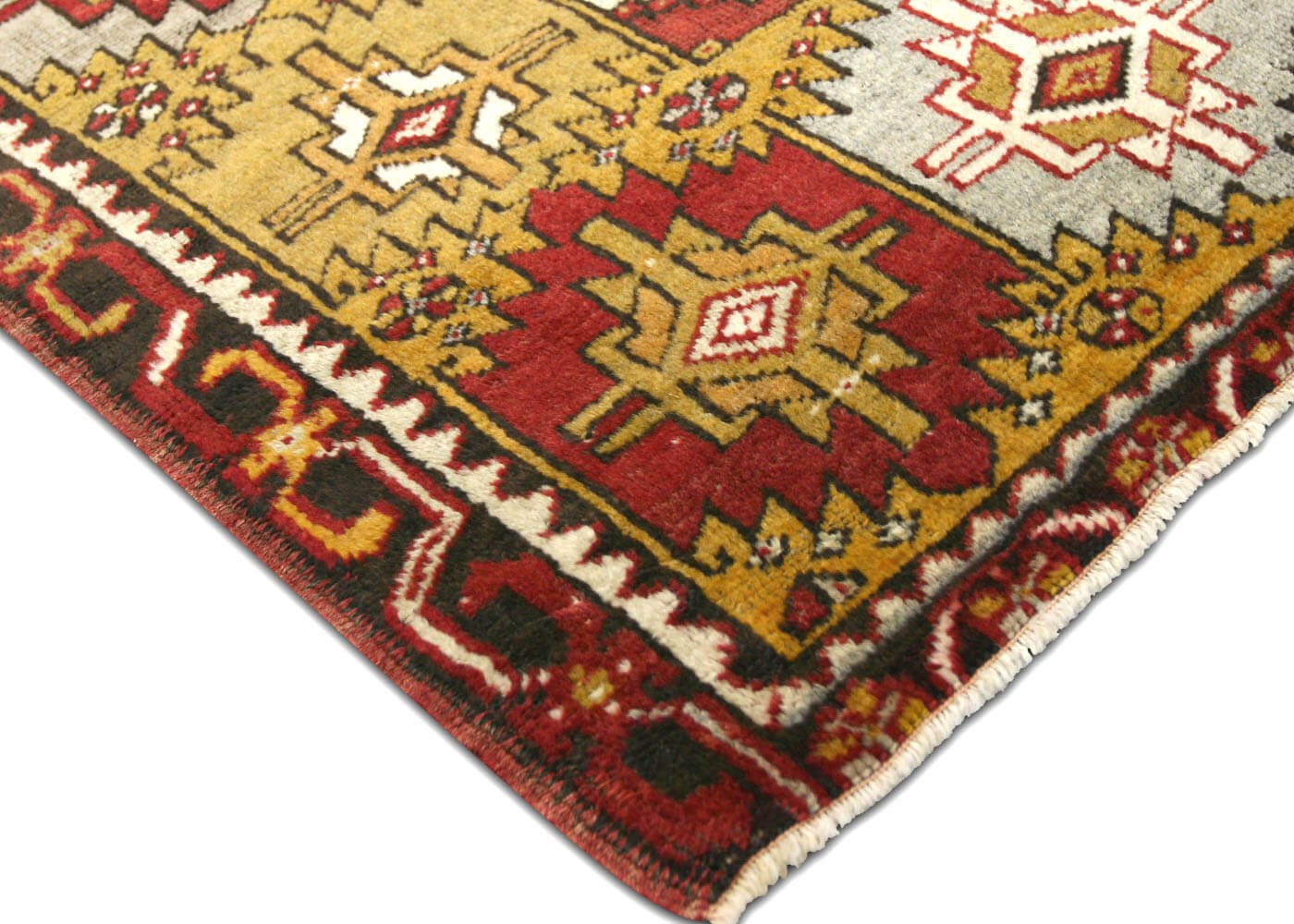 Vintage Turkish Oushak Rug - 4' x 6' - 088590