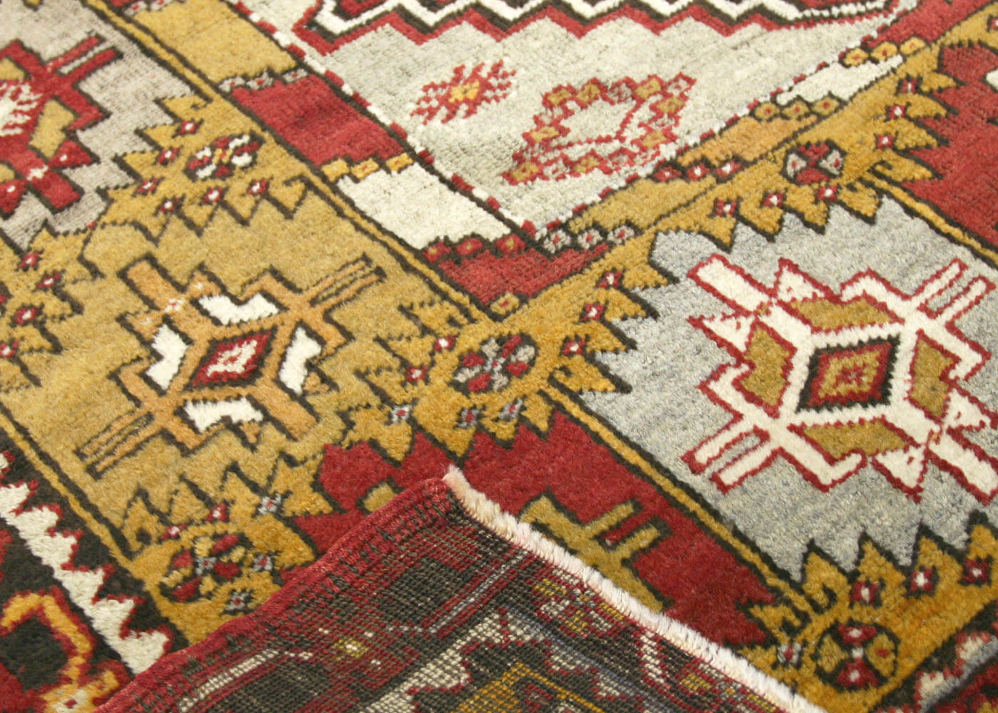 Vintage Turkish Oushak Rug - 4' x 6' - 088590