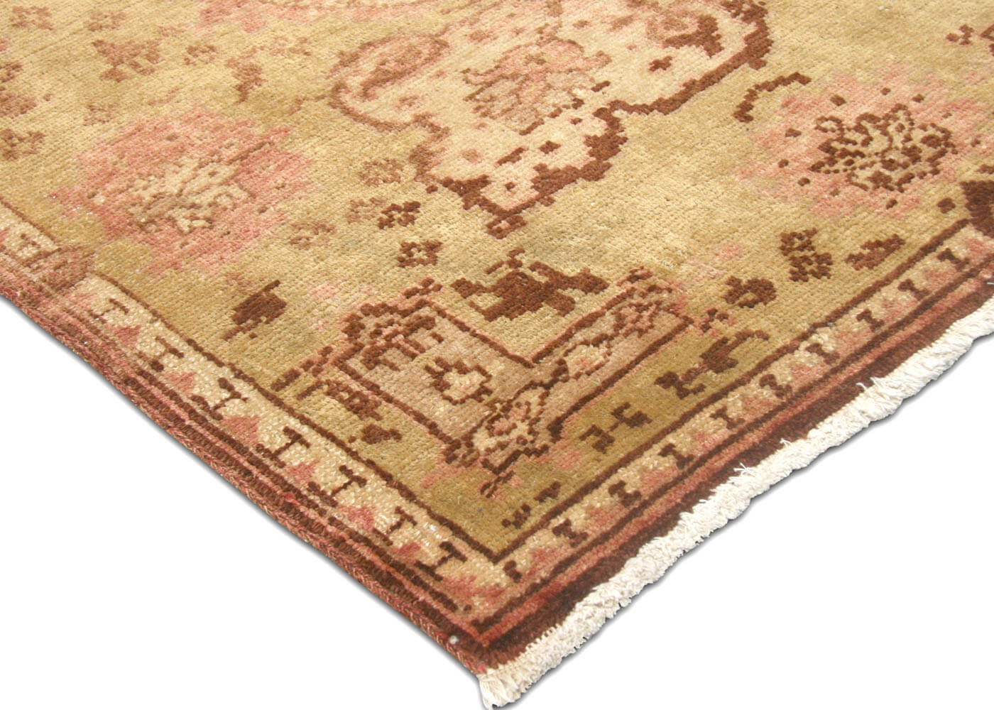 Vintage Turkish Oushak Rug - 5'10" x 8'5" - 088597