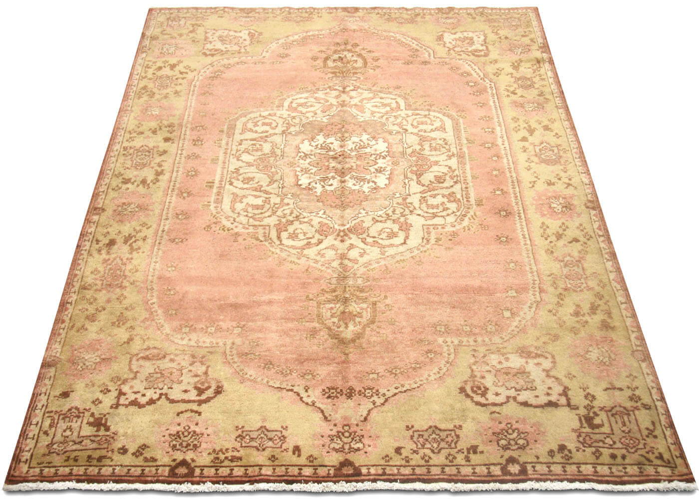 Vintage Turkish Oushak Rug - 5'10" x 8'5" - 088597