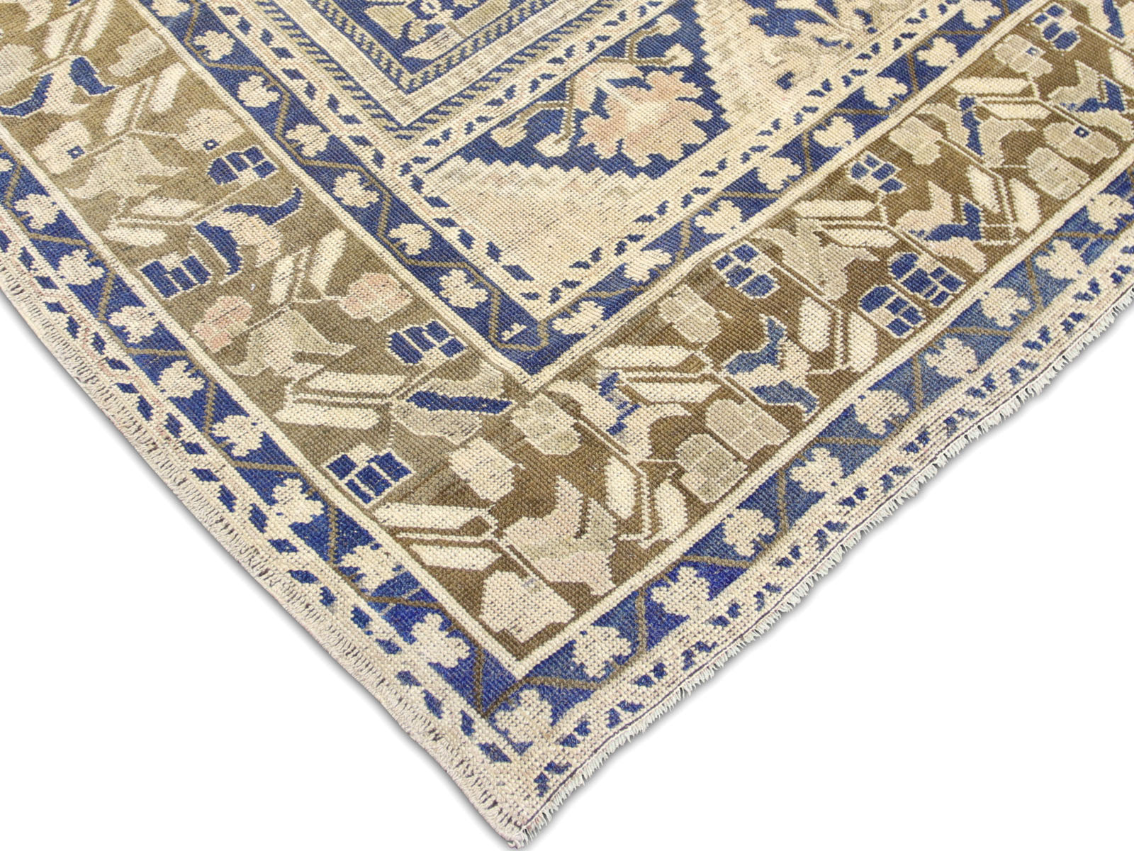 Vintage Turkish Oushak Rug - 7'6" x 13'5"
