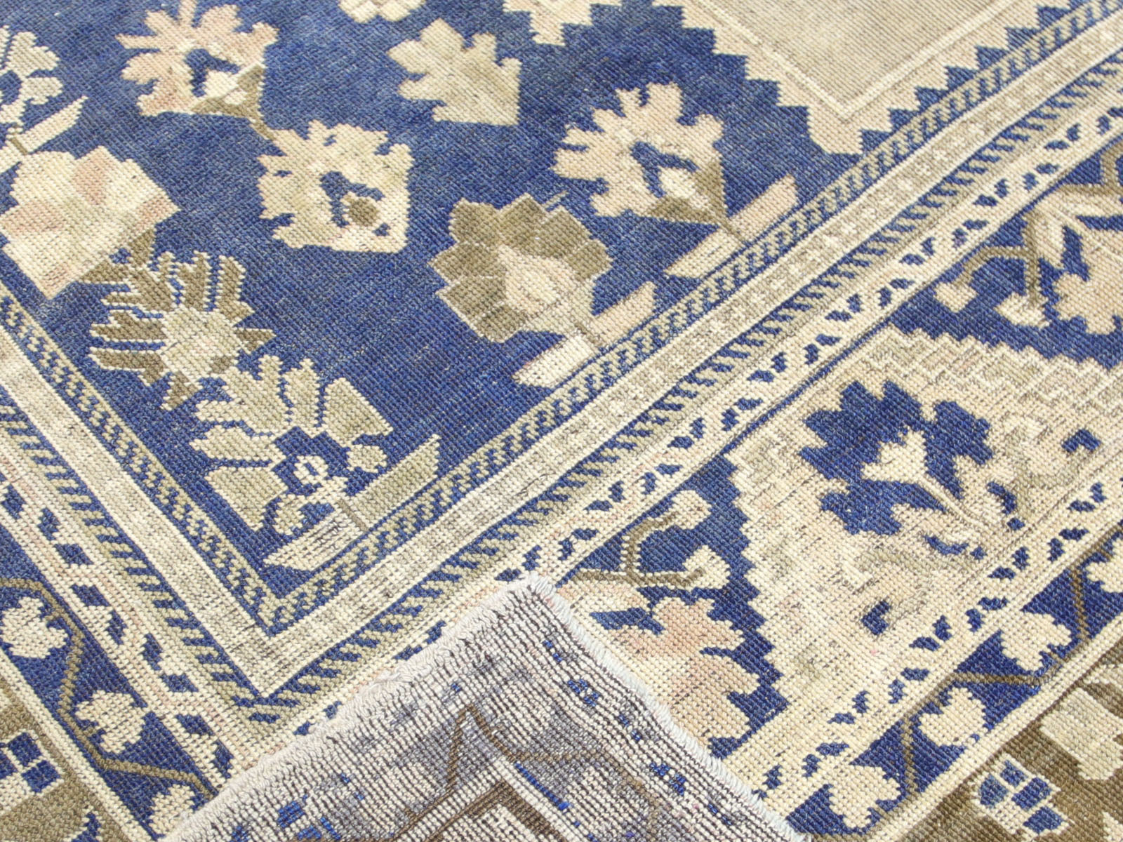 Vintage Turkish Oushak Rug - 7'6" x 13'5"