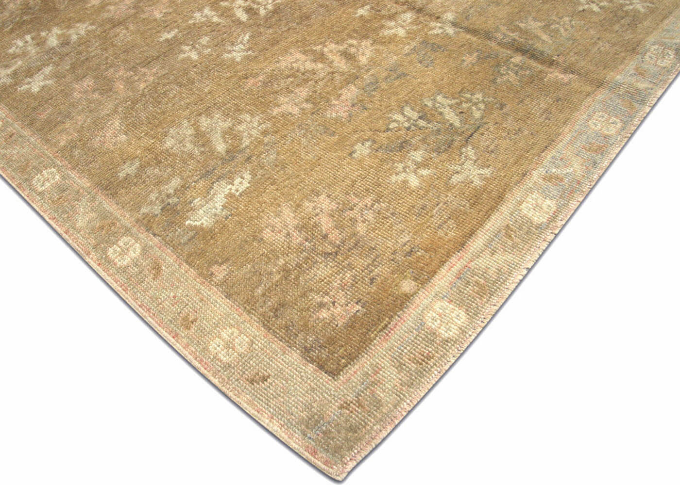 Vintage Turkish Oushak Rug - 4'6" x 8'11" - 088611