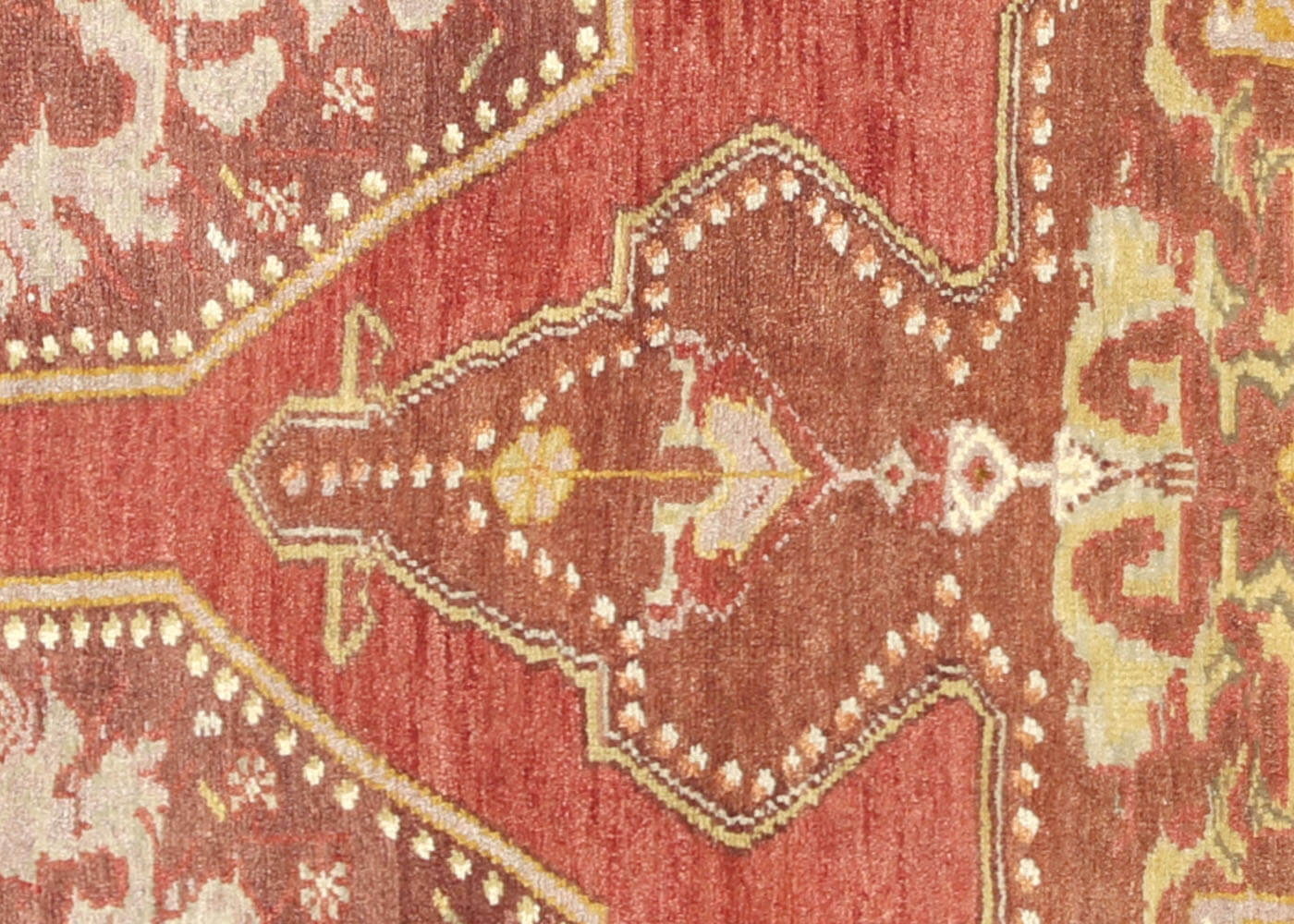 Vintage Turkish Oushak Rug - 4'4" x 6'4" - 088803