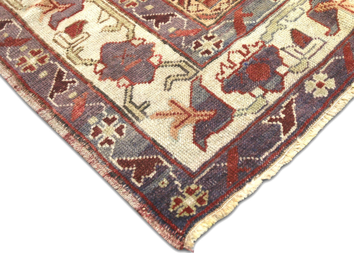 Vintage Turkish Oushak Rug - 5'5" x 10'3" - 088821