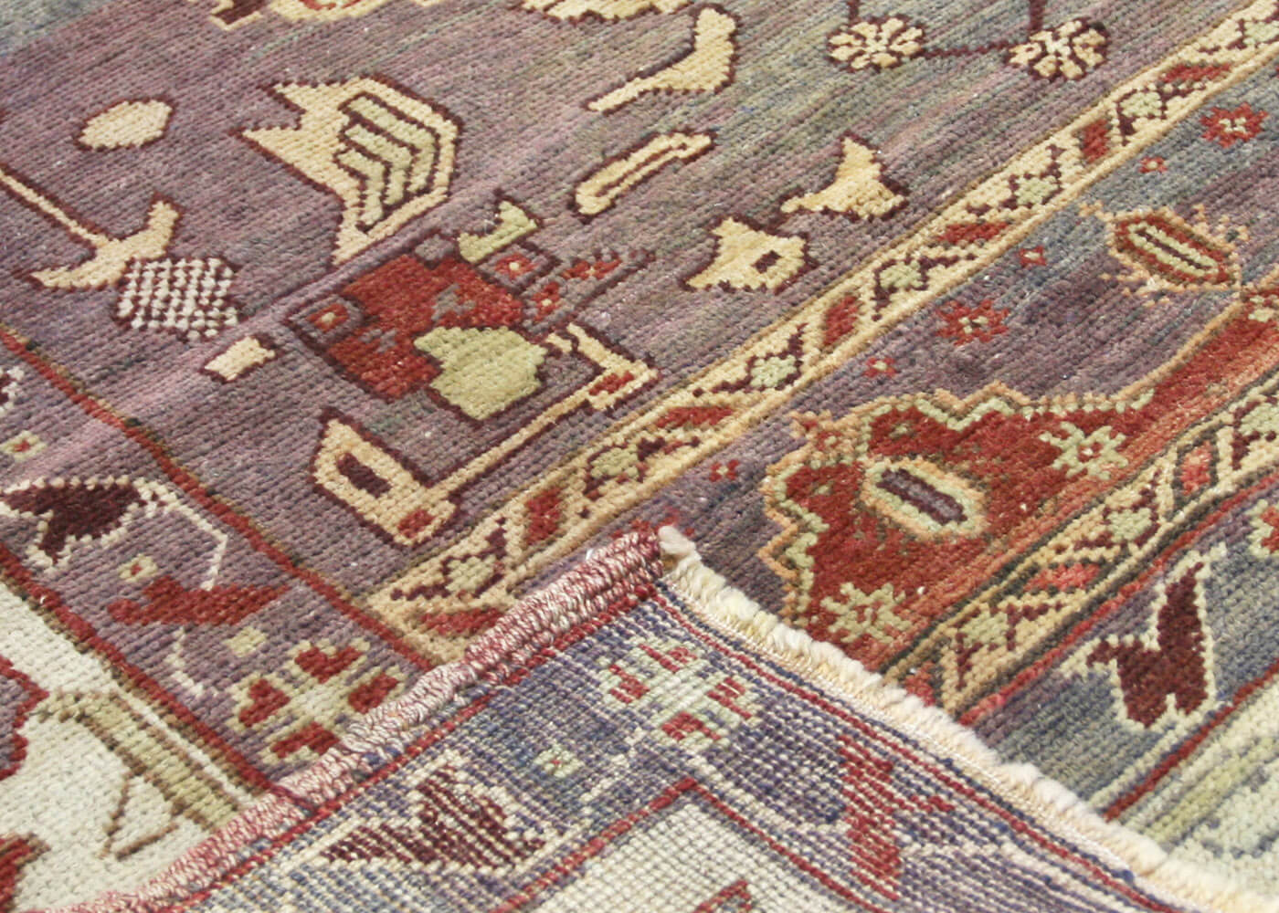 Vintage Turkish Oushak Rug - 5'5" x 10'3" - 088821