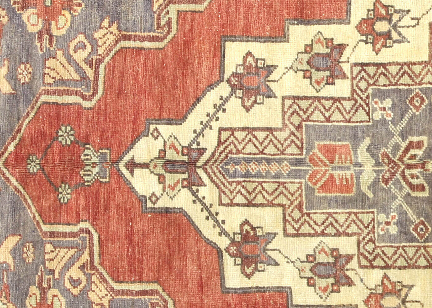 Vintage Turkish Oushak Rug - 5'5" x 10'3" - 088821