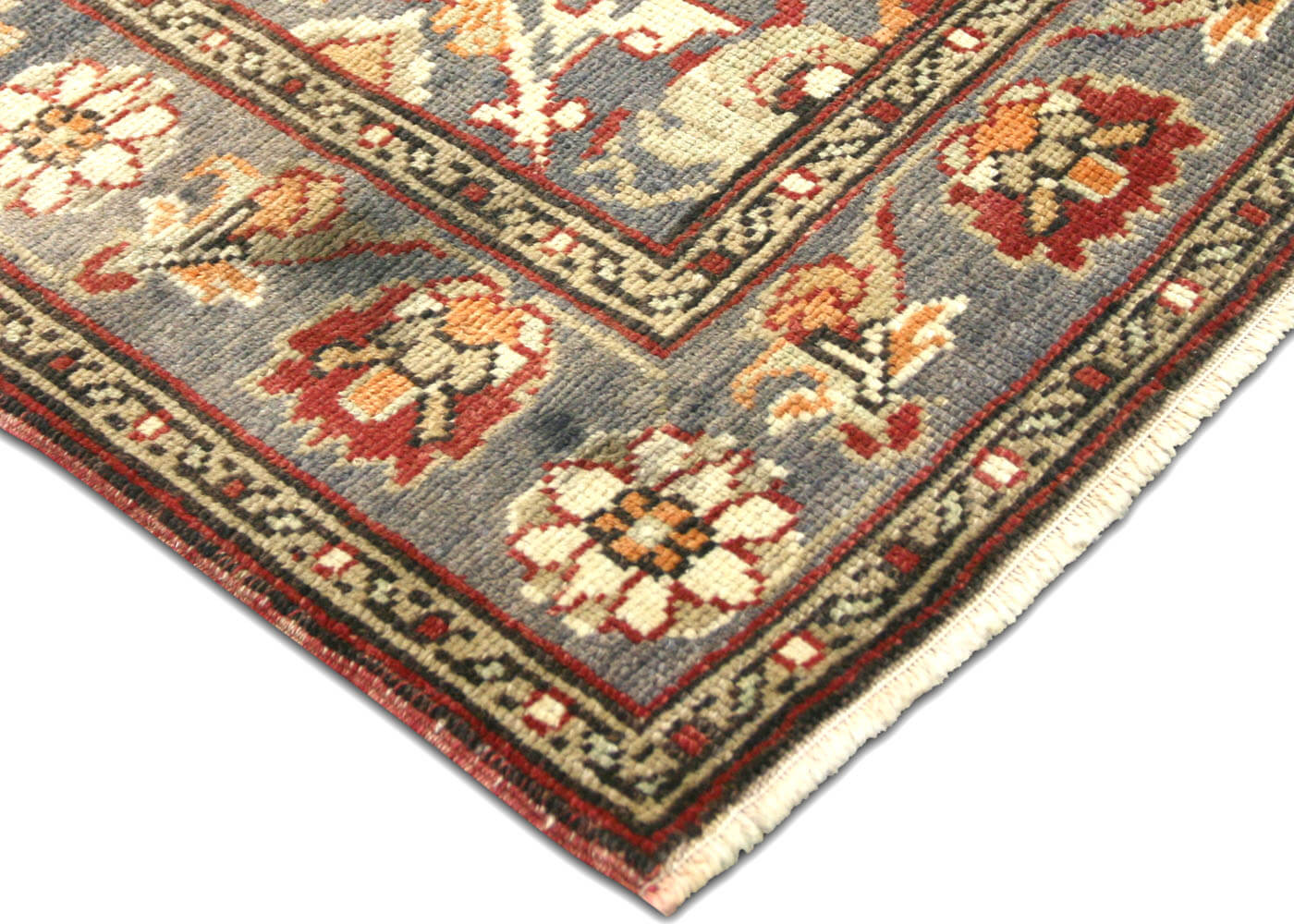 Vintage Turkish Oushak Rug - 3'7" x 6'2" - 088833