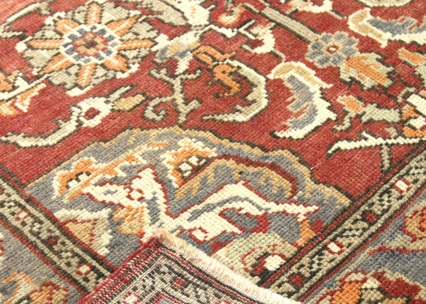 Vintage Turkish Oushak Rug - 3'7" x 6'2" - 088833