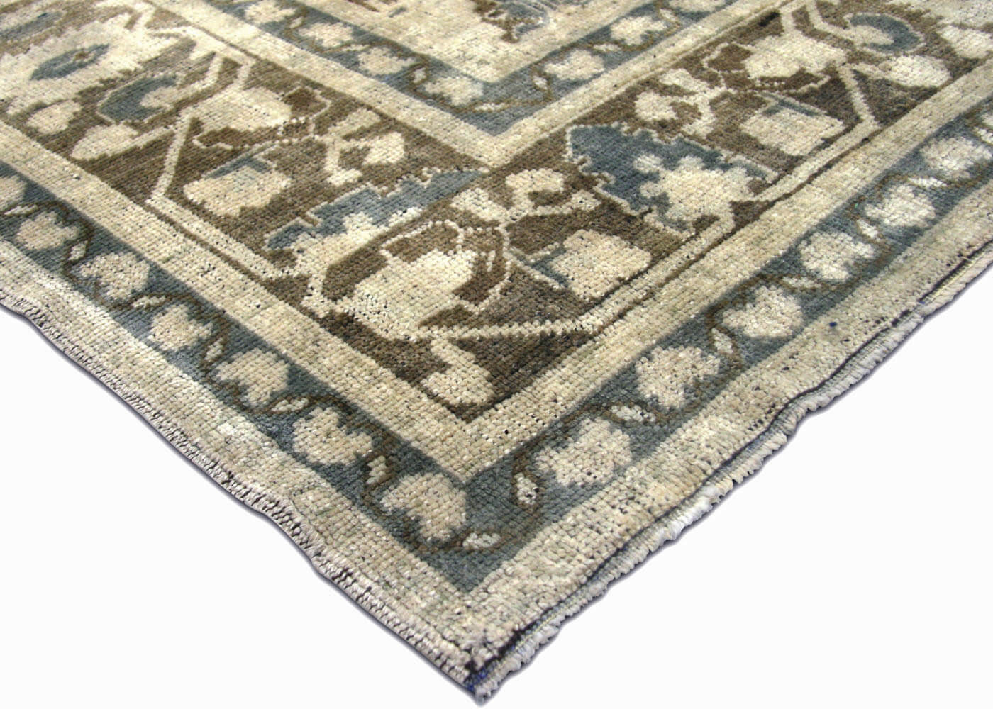 Vintage Turkish Oushak Rug - 6'4" x 11'6" - 088845
