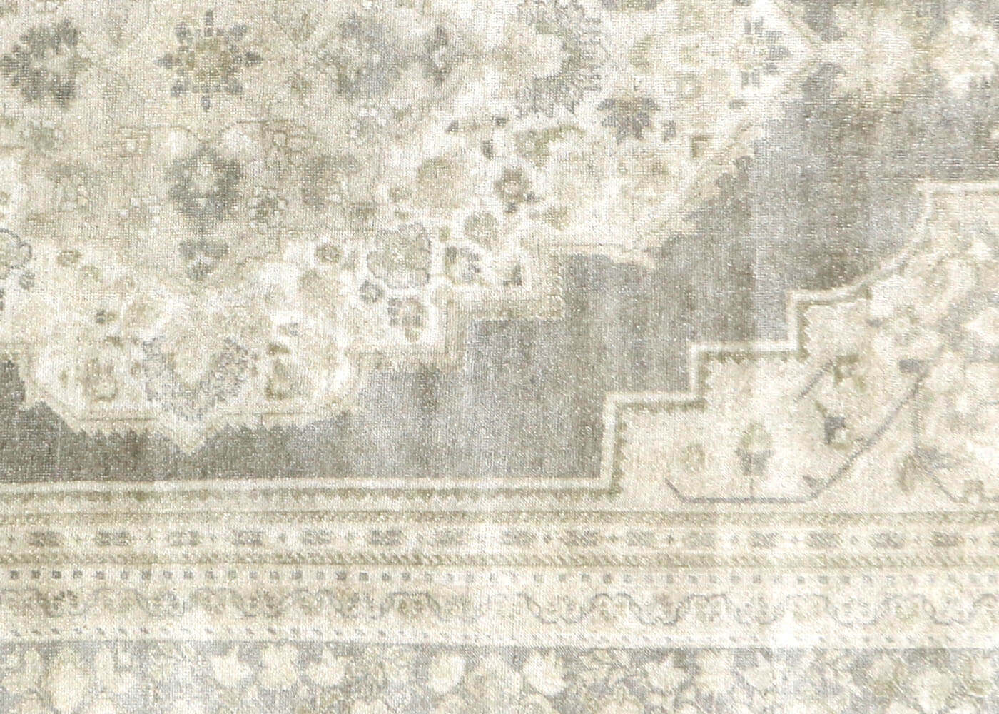 Vintage Turkish Oushak Rug - 7'7" x 12'5" - 088846