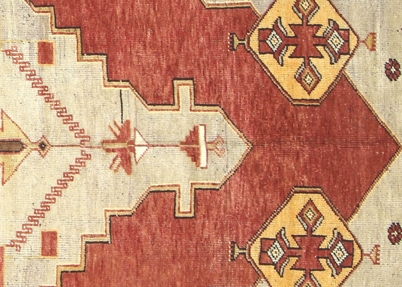 Vintage Turkish Oushak Rug - 5' x 12'3" - 088870
