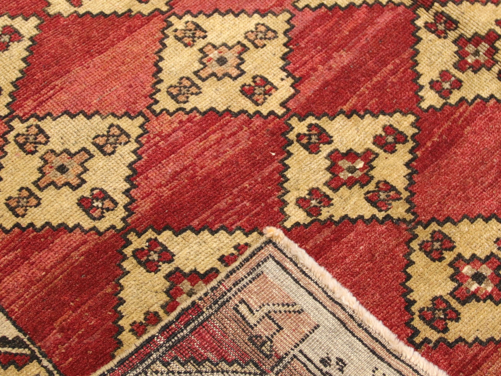 Vintage Turkish Oushak Rug - 5' x 12'6"