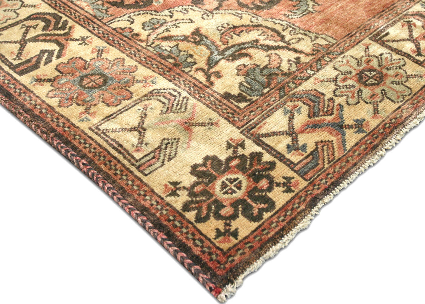 Vintage Turkish Oushak Rug - 6'5" x 10'4" - 088900