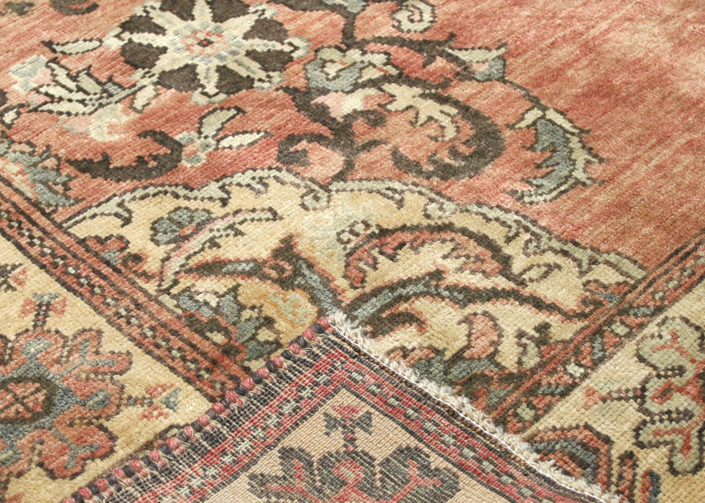 Vintage Turkish Oushak Rug - 6'5" x 10'4" - 088900