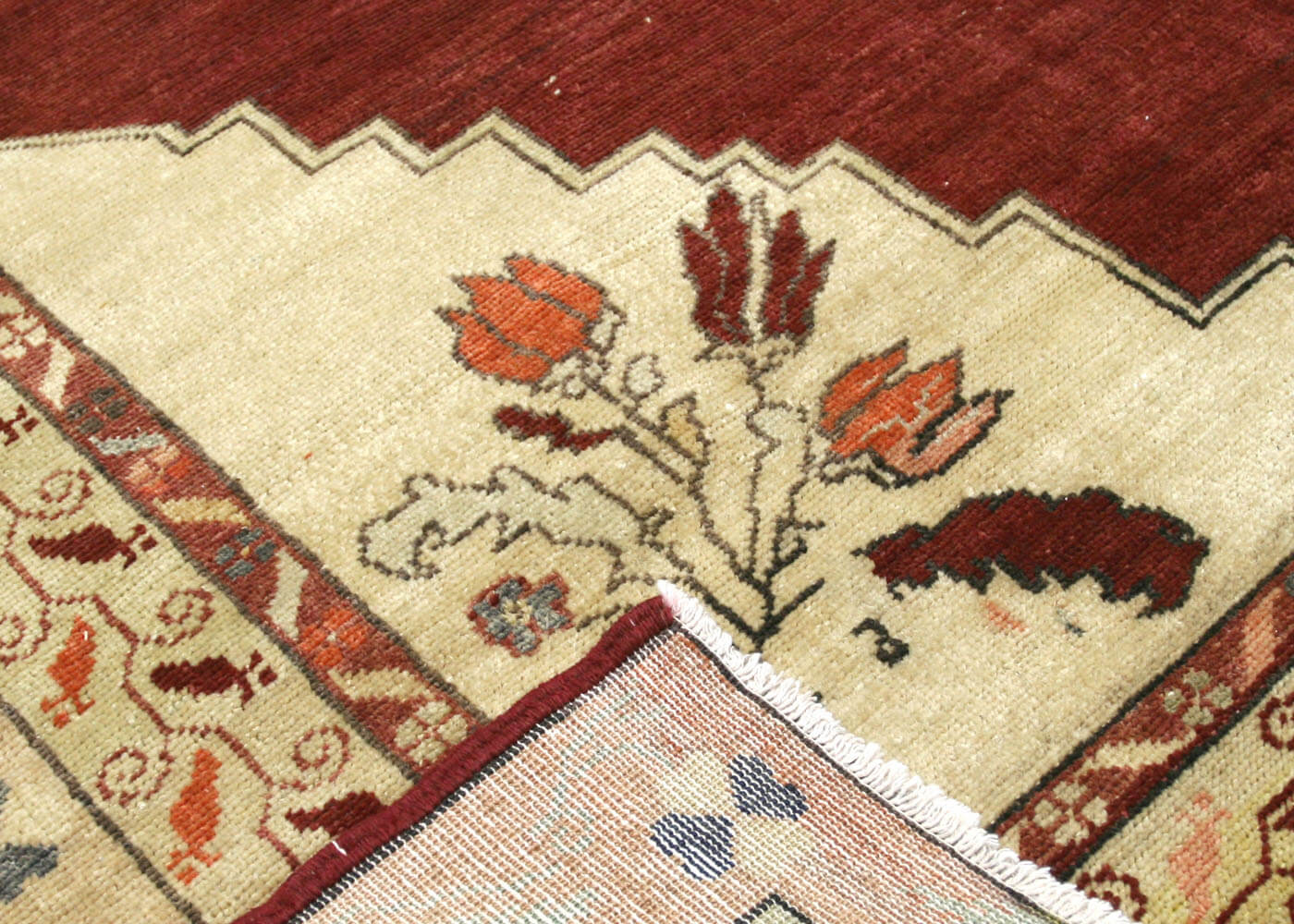 Vintage Turkish Oushak Rug - 5'7" x 7' - 088912