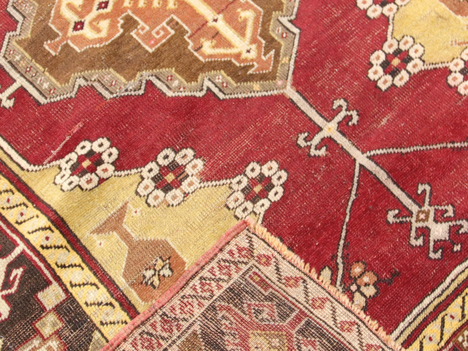 Vintage Turkish Oushak Runner - 3'5" x 12'1"
