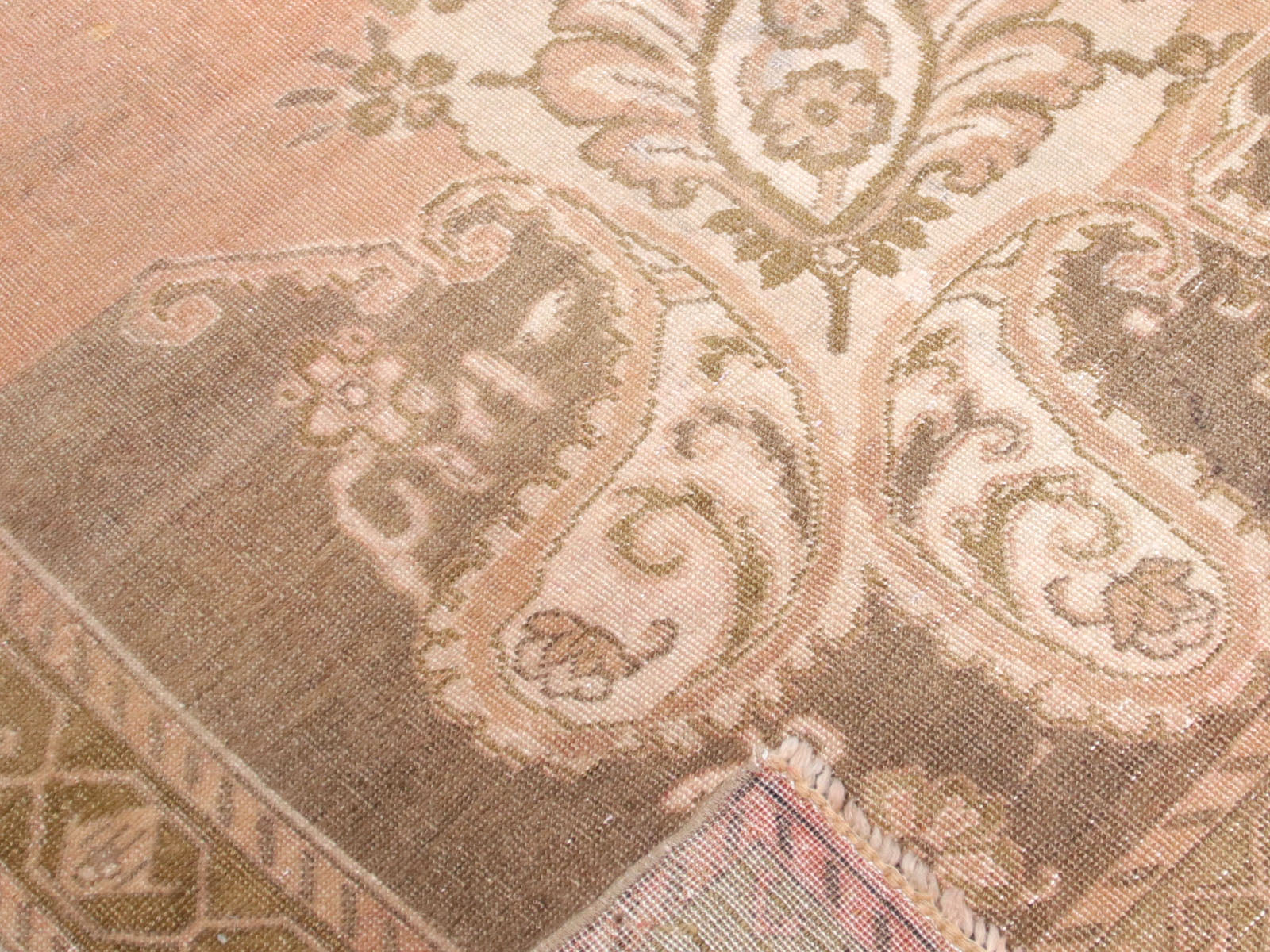 Vintage Turkish Oushak Rug - 6'9" x 11'6" - 088954