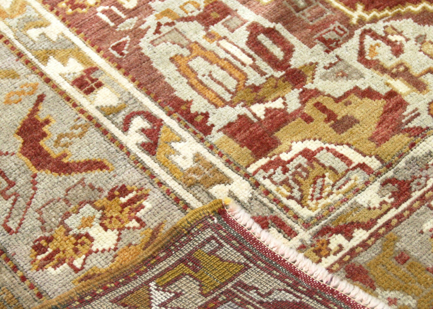 Vintage Turkish Oushak Rug - 4'5" x 6'9" - 088963
