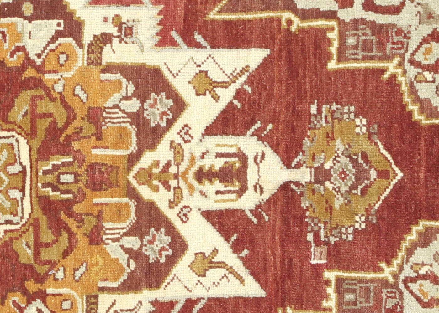Vintage Turkish Oushak Rug - 4'5" x 6'9" - 088963