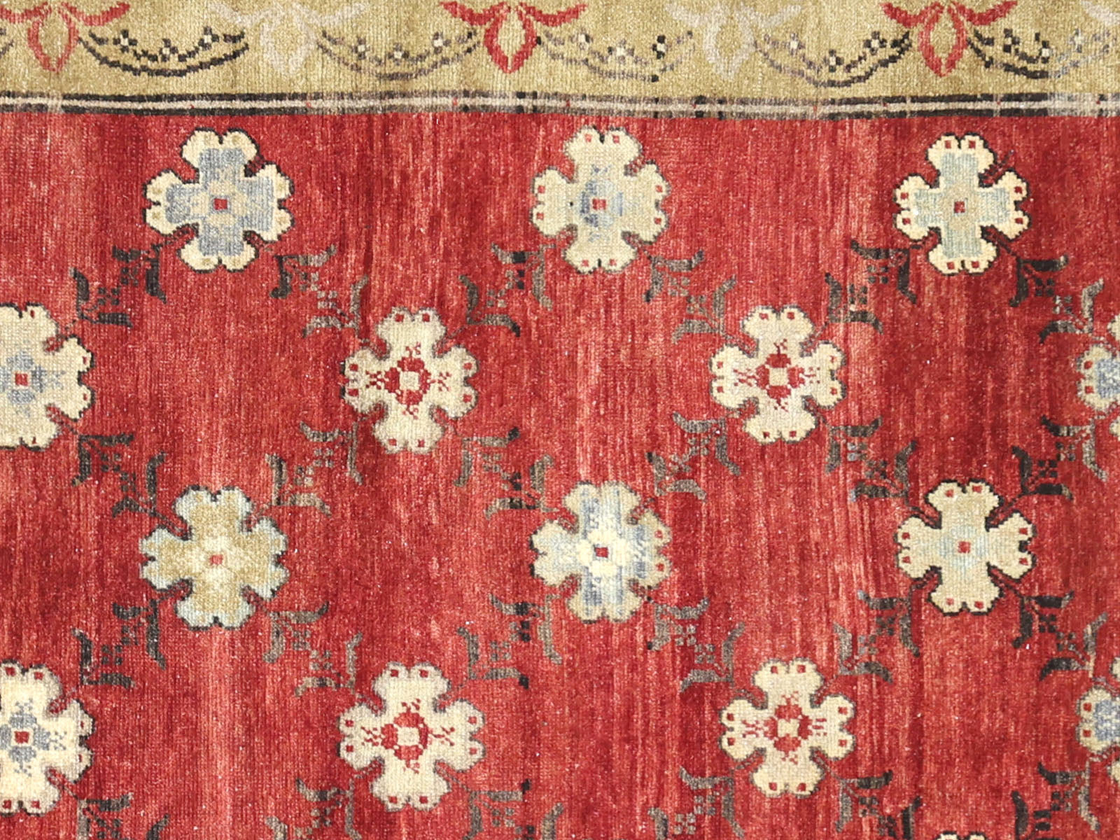 Vintage Turkish Oushak Rug - 6'10" x 10'1"