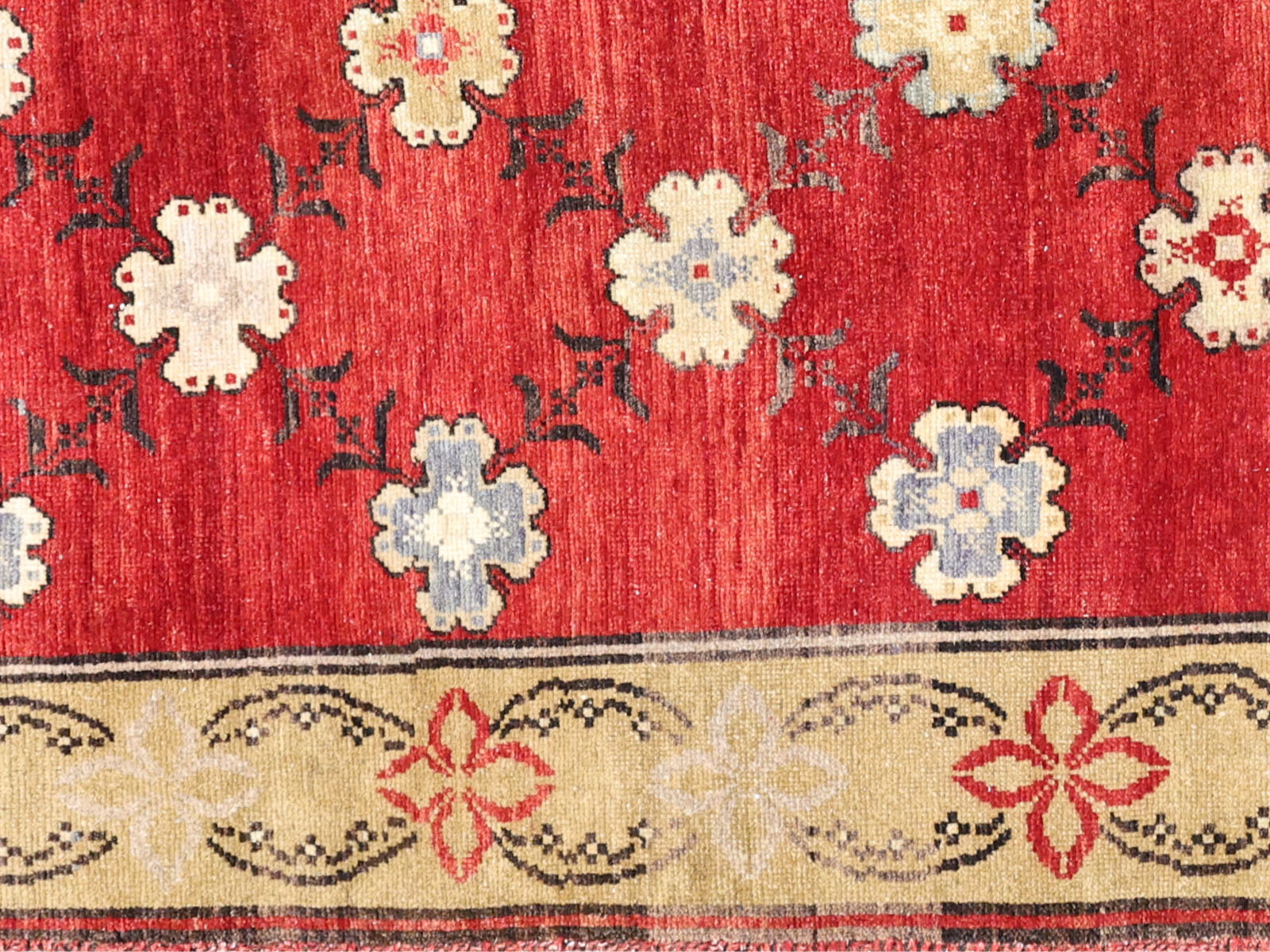 Vintage Turkish Oushak Rug - 6'10" x 10'1" - 088969